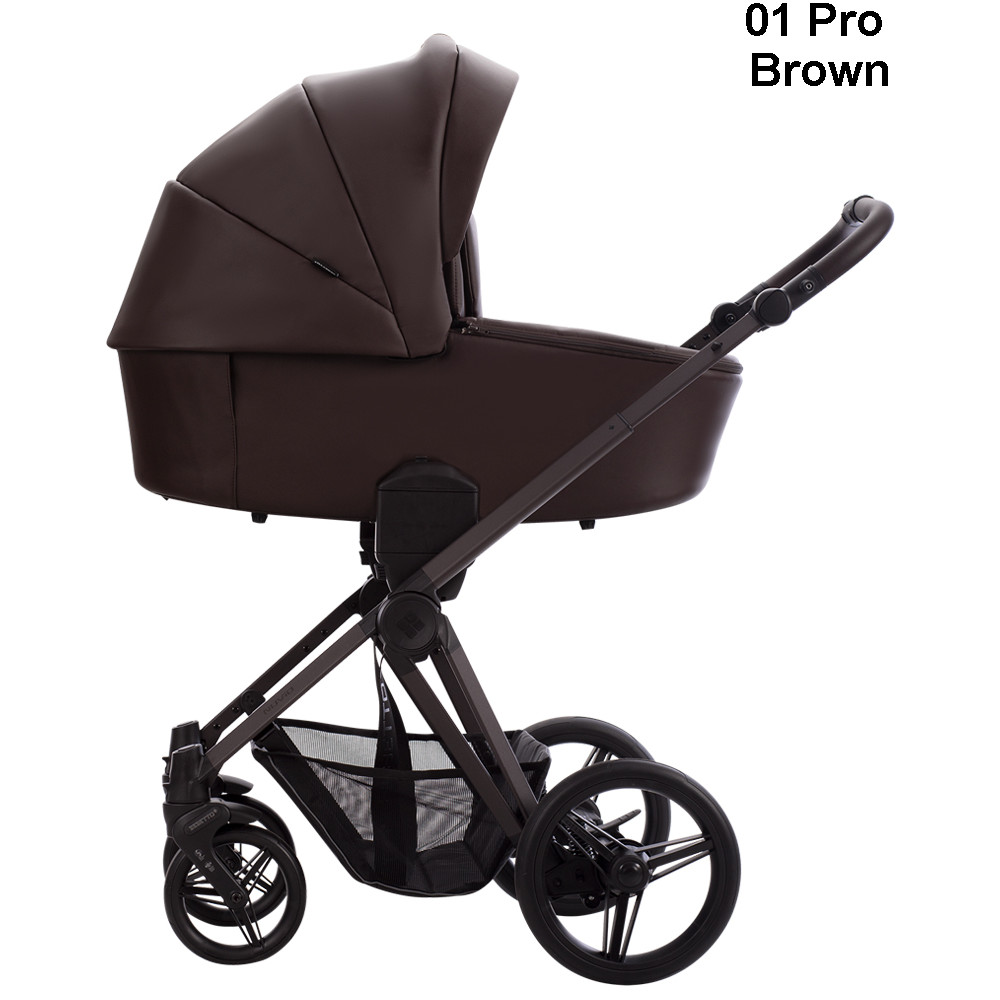 Бебешка количка 2в1 Bebetto Nuvio Pro - еко кожа