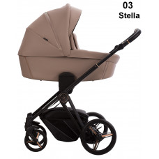 Бебешка количка 2в1 Bebetto - MONTI PRO, еко кожа