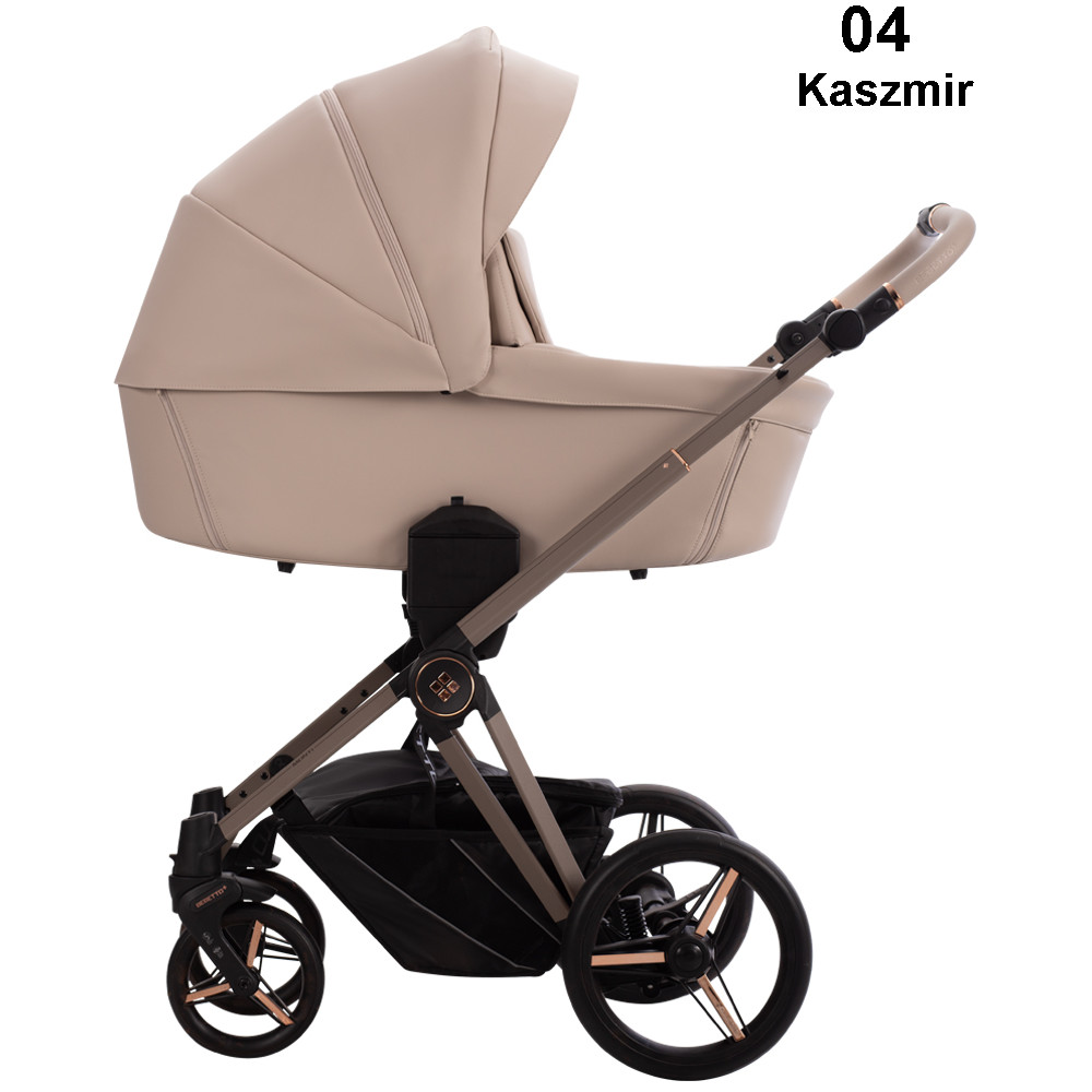 Бебешка количка 2в1 Bebetto - MONTI PRO, еко кожа