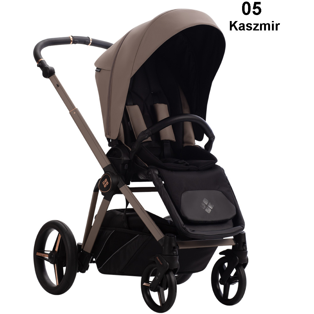 Бебешка количка 2в1 Bebetto - MONTI PRO, еко кожа