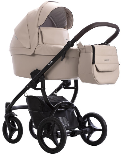 Бебешка количка 2в1 Bebetto Luca Pro - еко кожа