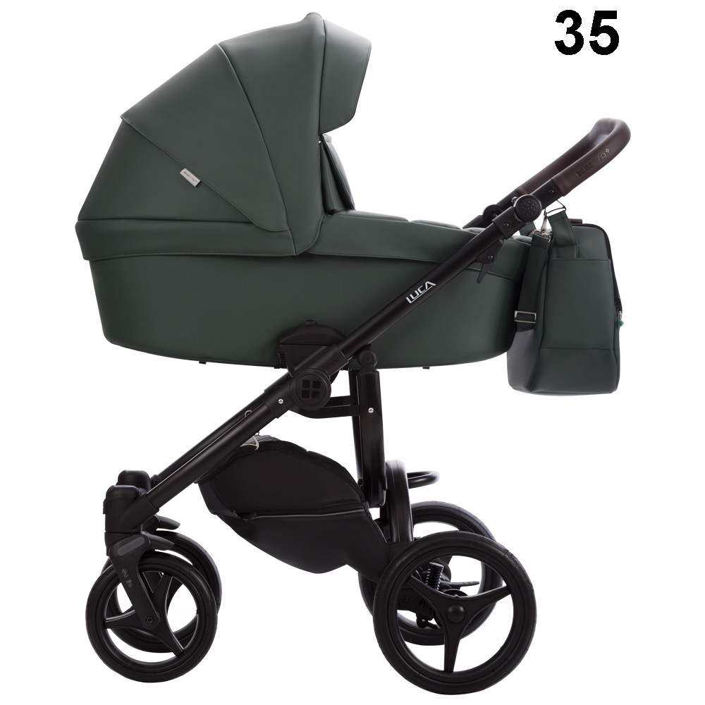 Бебешка количка 2в1 Bebetto Luca Pro NEW - еко кожа