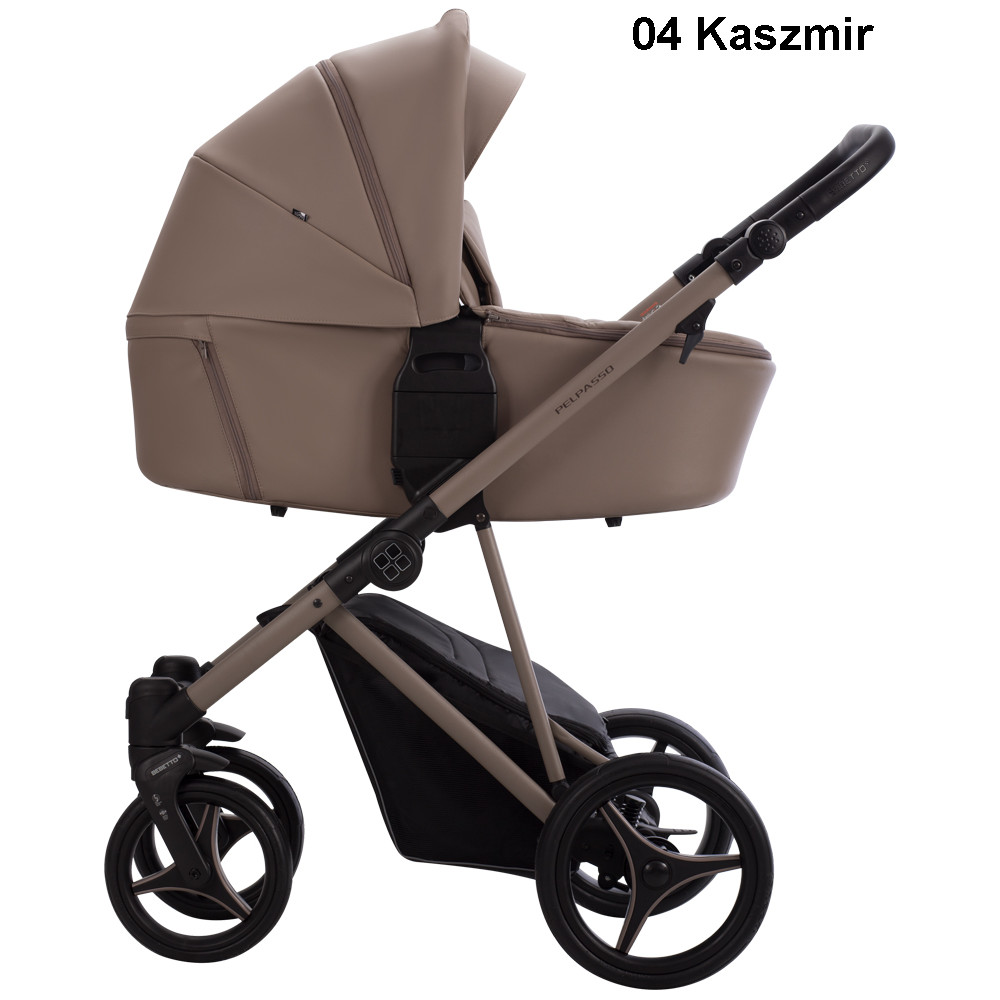 Бебешка количка 2в1 Bebetto PELPASSO PRO - еко кожа
