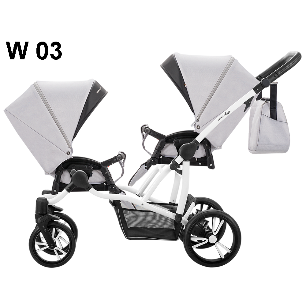 Бебешка количка за близнаци 2в1 Bebetto 42