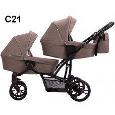 Бебешка количка за близнаци 2в1 Bebetto 42