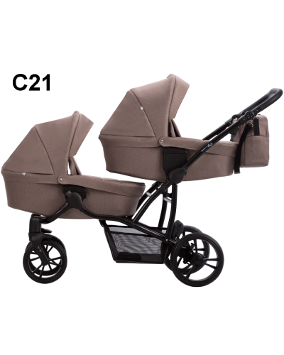 Бебешка количка за близнаци 2в1 Bebetto 42