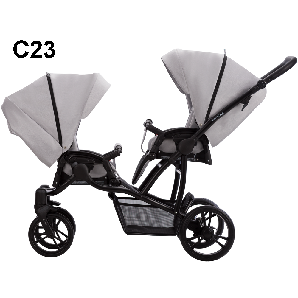 Бебешка количка за близнаци 2в1 Bebetto 42