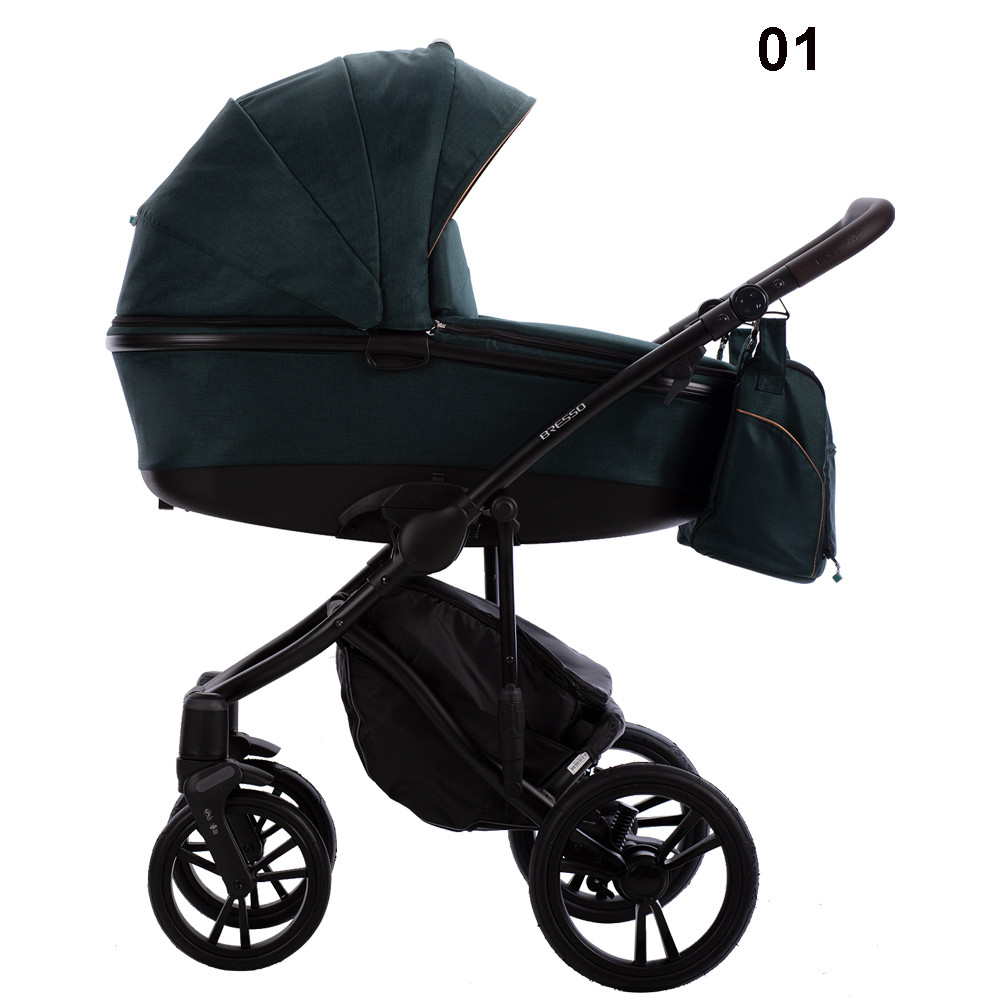 Бебешка количка 2в1 Bebetto - BRESSO ONYX