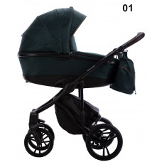 Бебешка количка 2в1 Bebetto - BRESSO ONIX