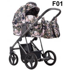 Бебешка количка 2в1 Bebetto FLAVIO 01 Flowers