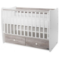 Трансформиращо се легло - Matrix, 60 х 120 cm, бяло и арт