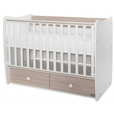 Трансформиращо се легло - Matrix, 60 х 120 cm, бяло и кехлибар