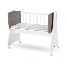 Бебшко легло-люлка First Dreams, бяло/кафе