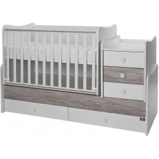 Легло - Maxi Plus, 70х160 cm, бяло/арт