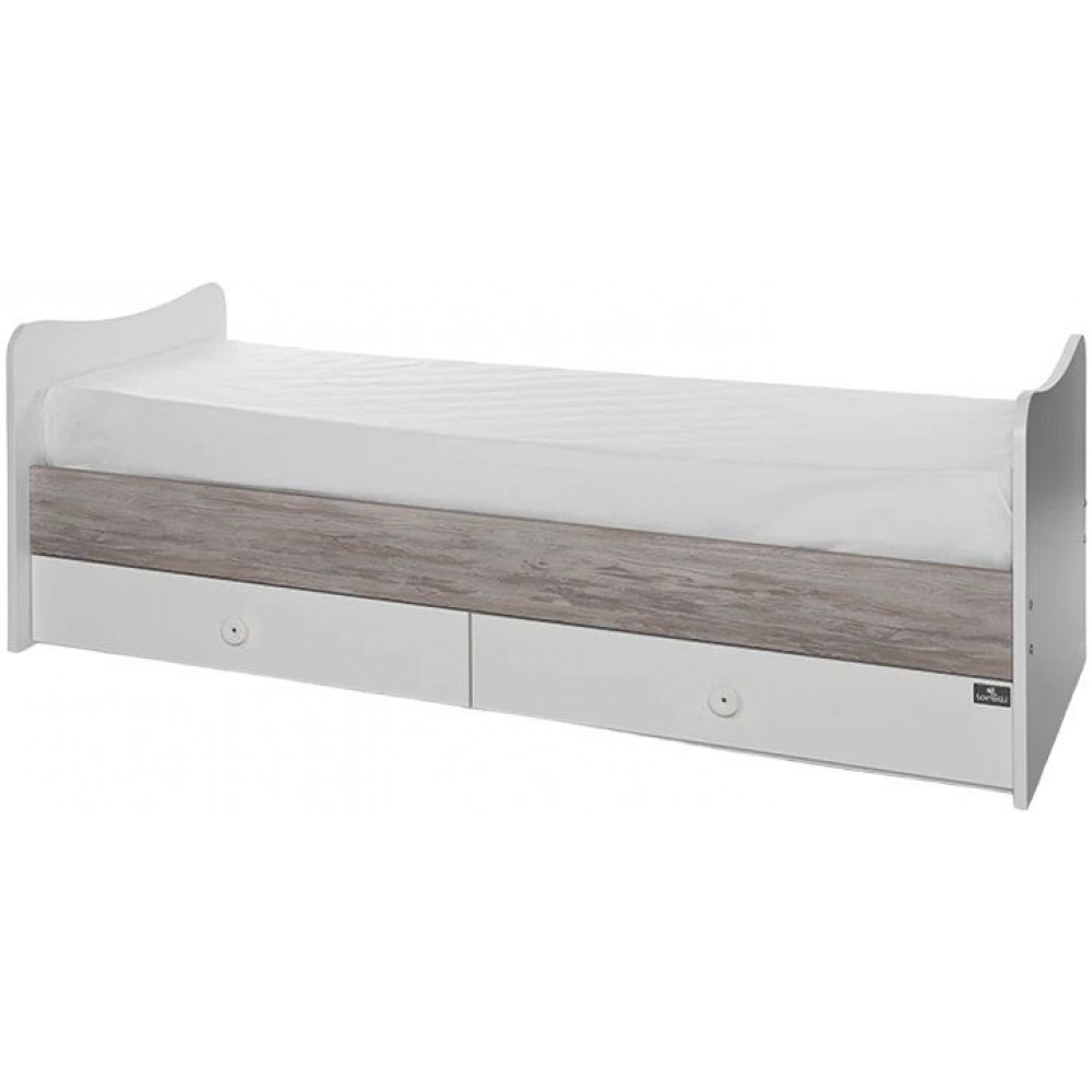 Легло - Maxi Plus, 70х160 cm, бяло/арт