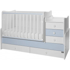 Легло - Maxi Plus, 70х160 cm, бяло/baby blue