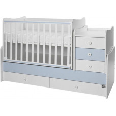 Легло - Maxi Plus, 70х160 cm, бяло/baby blue