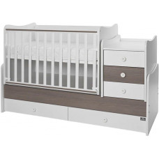 Легло - Maxi Plus, 70х160 cm, бяло/кафе