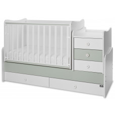 Легло - Maxi Plus, 70х160 cm, бяло/Milky зелено