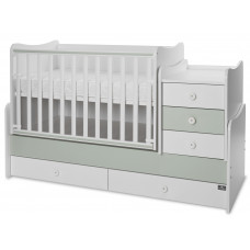 Легло - Maxi Plus, 70х160 cm, бяло/Milky зелено