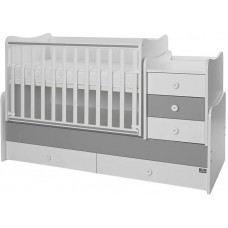 Легло - Maxi Plus, 70х160 cm, бяло/stone grey