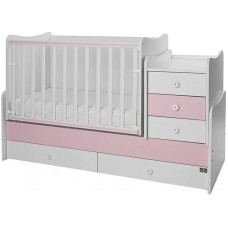 Легло - Maxi Plus, 70х160 cm, бяло/orchid pink